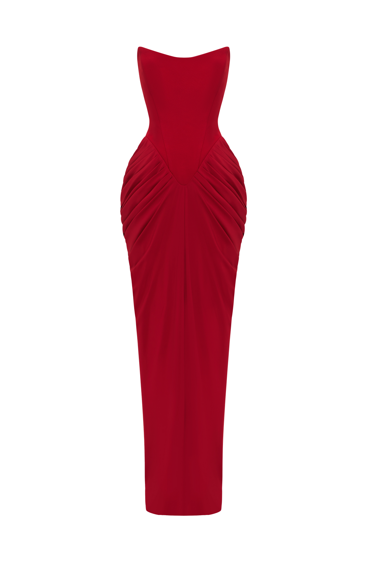 Noura Maxi Dress - Deep Red